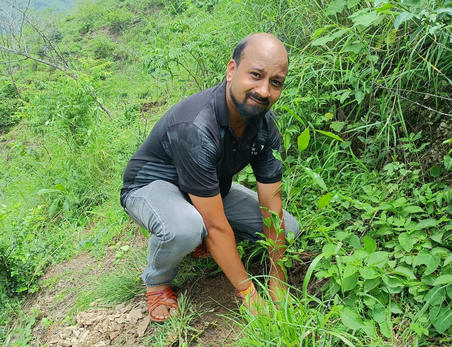 Shivam महिला मंडल रहेड़ द्वारा बागी ठेडु में पौधारोपण